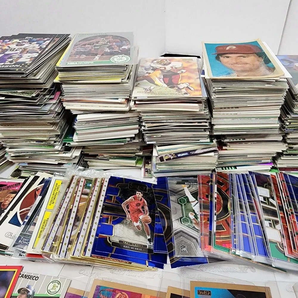 Sports CARD LOT Baseball Football  Basketball Storage Unit Find